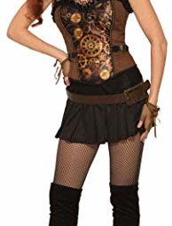 Forum Novelties AC81301 Steampunk Corset, Women, Black, Brown, One Size steampunk buy now online