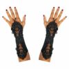 Robelli Long Finger Loop Gloves Steampunk Goth Day of the Dead Halloween Bridal steampunk buy now online