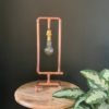 Copper Steampunk Lamp - Edison Bulb - Handmade - Industrial Copper Pipe - Copper Wedding Anniversary - Fathers Day Gift - Valentines Gift by HalkesCopperwork steampunk buy now online