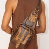 Cross body Messenger Leather Bag -PURO by ELLKO steampunk buy now online