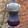 Double Breasted XS Steampunk Bustle Vest Black Historical Victorian Festival Fashion XSmall by Embody steampunk buy now online