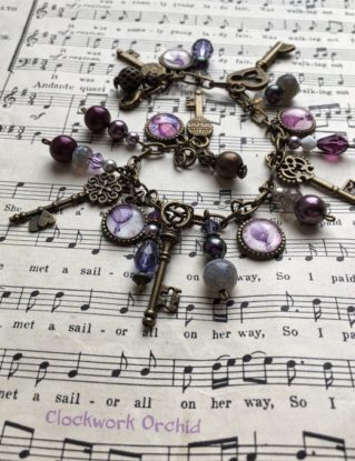 Hot Air Balloon Charm Bracelet by 0ClockworkOrchid0 steampunk buy now online
