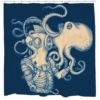 Octopus Shower Curtain, Kraken Bath Decor, Nautical Bathroom Decor, Cool Shower Curtain, Navy Fabric, Steampunk, Shower Set, Hooks Included by sharpshirter steampunk buy now online