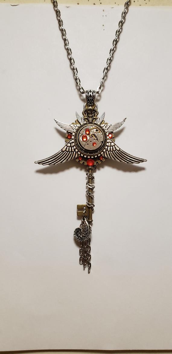 Seraph Steampunk Time Flies by CogsworthGears2Jewel steampunk buy now online