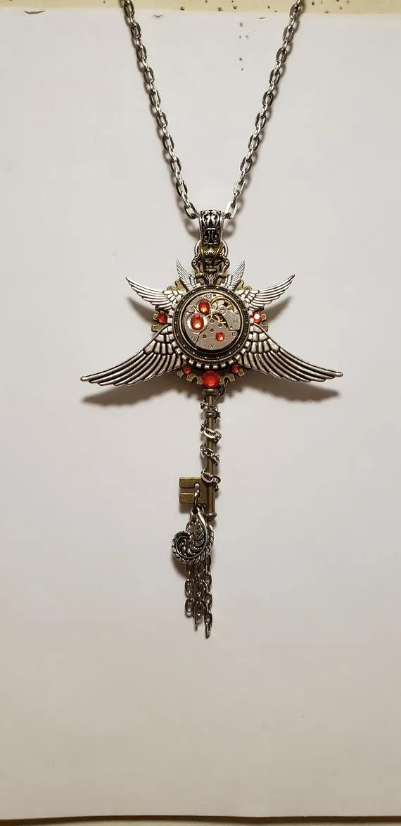 Seraph Steampunk Time Flies by CogsworthGears2Jewel steampunk buy now online