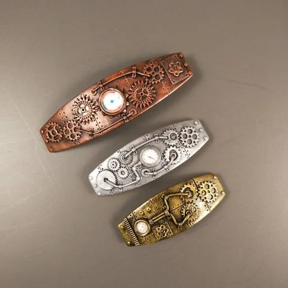 Steampunk Hair Barrette. Industrial Hair Clip. Victorian Hair Accessories. Bronze Jewelry. Gift for woman. Cogs and Gears. Cosplay Costume by JewelryClaire steampunk buy now online Steampunk Hair Barrette. Industrial Hair Clip. Victorian Hair Accessories. Bronze Jewelry. Gift for woman. Cogs and Gears. Cosplay Costume by JewelryClaire steampunk buy now online