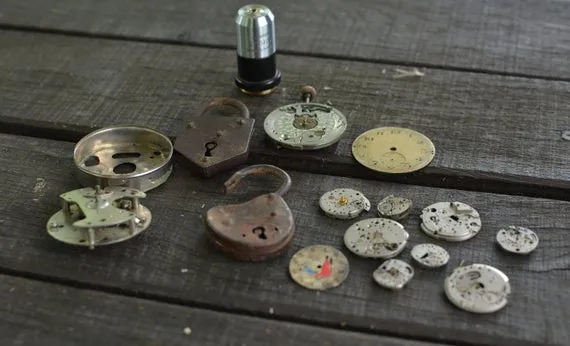Vintage Steampunk Set,Watches Parts,Vintage Padlocks,Steampunk Watch Movements,Steampunk Supplies,Retro Watch Movements,Old Microscope lens by VintageHeritageShop steampunk buy now online Vintage Steampunk Set,Watches Parts,Vintage Padlocks,Steampunk Watch Movements,Steampunk Supplies,Retro Watch Movements,Old Microscope lens by VintageHeritageShop steampunk buy now online