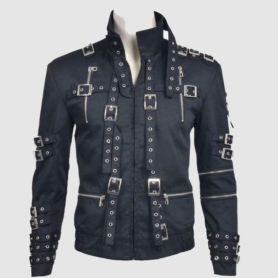 Black Michael Jackson Jacket Custom Made Gothic Jacket,Gothic Steampunk Shady jacket by UKmerchantStore steampunk buy now online