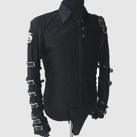 Gothic Michael Jackson Bad Black costume Jacket,Gothic Steampunk Shady jacket by UKmerchantStore steampunk buy now online