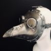Charcoal masquerade mask plague theme wedding prom survival cosplay Masks Faux Leather Ornate Nose beak Bird doctor Giovanni mask by HigginsCreek steampunk buy now online