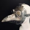 Charcoal masquerade mask plague theme wedding prom survival cosplay Masks Faux Leather Ornate Nose beak Bird doctor Giovanni mask by HigginsCreek steampunk buy now online