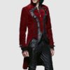 Gents fashion velvet coat,Punk Rave Braided Gothic Tailcoat Jacket by JUdesignsGB steampunk buy now online