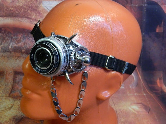 Monocle Steampunk. "SCIENTIST CYBER-47" by WORLDSTEAMPUNK steampunk buy now online