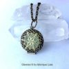 Steampunk Fairy Glow in the Dark Locket Brass Aqua by MoniqueLula steampunk buy now online