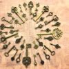 61 Old Keys Vintage Keys Skeleton Keys Antique Keys Housewarming Steampunk Keys Charms Jewelry Wedding Beads Supplies Pendant New Craft zz by AKeyToHerHeart steampunk buy now online