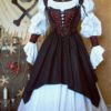 Complete Red Black Skulls Pirate Renaissance Steampunk Costume. Different Fabrics Avail. Shirt Incl. Free Domestic Priority Mail Shipping. by Scalarags steampunk buy now online