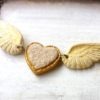 Free Heart and Wings necklace, Shabby Chic Necklace, winged heart, free heart, I LOVE MYSELF affirmation, steampunk romantic by Palomaria steampunk buy now online