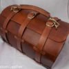 Leather Travel Bag Pilots Bag Doctors Bag Overnight Bag Custom Leather Bag Steampunk bag by LuckysCustomLeather steampunk buy now online