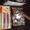Myka Jelina Steampunk Coloring Book Collection FOUR Autographed Artist Edition 30 pages Fairy Line Art & Grayscale by MykaJelina steampunk buy now online