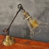 Vintage Industrial Desk Lamp - Machine Age Task Cage Light - Cast Iron - Steampunk by DWVintage steampunk buy now online