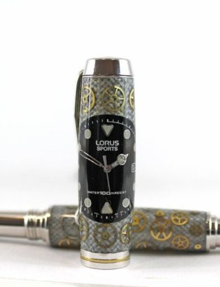 Watch part Fountain Pen - Steampunk Pen - Handcrafted - Unique by GilbertHousePens steampunk buy now online