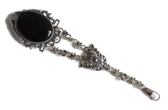Agate Chatelaine for single use / pocket watches, fans, keys by DesireeBoissier steampunk buy now online