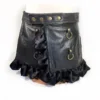 MJOLL Leather Skirt Mini-skirt Recycled-leather Steampunk Burning man Festival Rave Festival-costume Rave-party Hip-skirt by CinclusDesign steampunk buy now online MJOLL Leather Skirt Mini-skirt Recycled-leather Steampunk Burning man Festival Rave Festival-costume Rave-party Hip-skirt by CinclusDesign steampunk buy now online