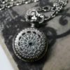 Silver Pocket Watch Necklace by robinhoodcouture steampunk buy now online