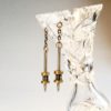 Vintage Clock Gear Earrings // Long by MetalEnvy steampunk buy now online
