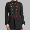 Women Gothic Military Style Coat Black Military style cotton coat by Speedupshop steampunk buy now online