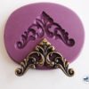 Filigree Corner Mold 2 - Vintage Steampunk Mold - Silicone Molds - Polymer Clay Resin Fondant by BlueGoatStudio steampunk buy now online
