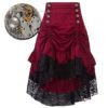 Steampunk skirt Steampunk women Steampunk costume featuring watch movement buttons by SteampunkMovement steampunk buy now online