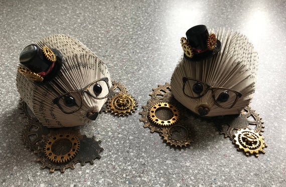 Steampunk Small Hedgehog by GiftsHandmadebySue steampunk buy now online