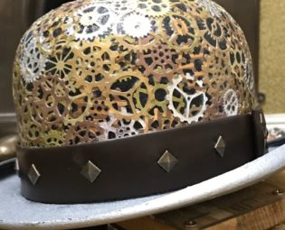 Steampunk style Vintage Bowler Hat by EchoGoodies steampunk buy now online