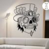 Steampunk Sugar Skull Vinyl Wall Decal Sticker Art Decor Bedroom Design Mural by StateOfTheWall steampunk buy now online