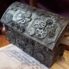 Steampunk Trinket Box Made of Wood by TalesInaTrinketBox steampunk buy now online
