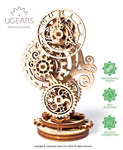 UGears Steampunk Clock 3D Wooden Puzzle - Wooden Clock Mechanical Model Construction Set - DIY Model Kits for Adults Teens and Children - Ideal Christmas and New Year Gift - Gorgeous Home Décor steampunk buy now online