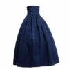 BLESSUME Gothic Lolita Steampunk High Waist Walking Skirt (XS, Blue) steampunk buy now online