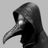 Halloween Gothic Black PU Beak Mask Steampunk Plague Doctor Retro Cool Bird Mouth Mask Masquerade Party Cosplay Props by joehunter890 steampunk buy now online