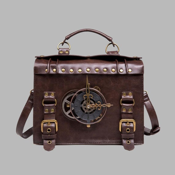 Steampunk Gear Retro Gothic Bags For Women Handbags High Quality Leather Cross body Bags Lolita Style Shoulder Bags So Cool by joehunter890 steampunk buy now online