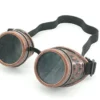 Lodou Cyber Goggles Steampunk Welding Goth Cosplay Vintage Goggles Rustic (Copper) steampunk buy now online