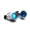 Ultra Silver with Blue Lenses Steampunk Goggles Steam Punk Men Womens Goggles Cyber Punk Pilot Goggles Women Accessories Rave Glasses Welding Goggles Flying Rustic Goggles Steam Punk Goggle Rivet steampunk buy now online