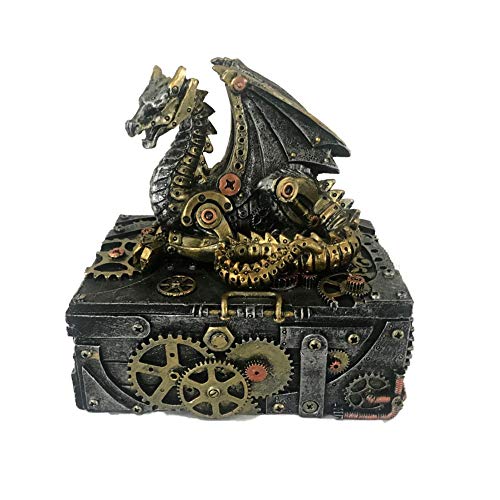 Nemesis Now Secrets of the Machine  Box  19.5cm Silver steampunk buy now online