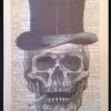 Parksmoonprints Skull Skeleton Vintage Dictionary Print Gothic Wall Art Steampunk Picture Hipster Top Hat Humanised Quirky Gift steampunk buy now online