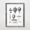 STEAMPUNK ART PRINT POSTER Victorian Airship Hot Air Balloon Home Decor Wall Picture Unusual Vintage Curiosity A4 A3 A2 (10 Sizes) steampunk buy now online