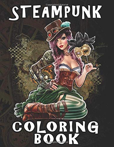 Steampunk Coloring Book: Stress Relieving Adult Coloring Book steampunk buy now online
