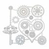WuLi77 Carbon Steel Cartoon Gear Heart Metal Cutting Dies for Card Making, Embossing Stencil for Scrapbooking DIY Album Paper Card Art Craft Decor steampunk buy now online
