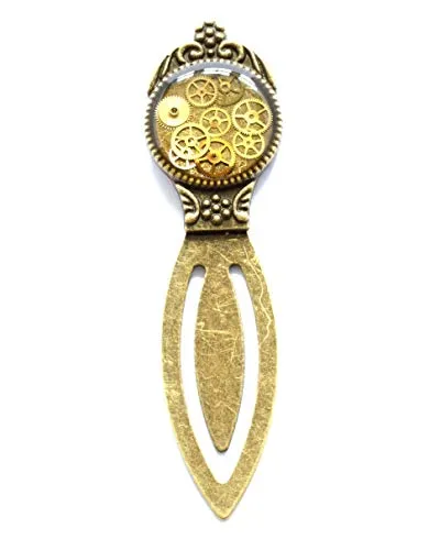 Steampunk Bookmark, Clockwork Bookmark, Watch Parts Bookmark, Fathers Day Gifts steampunk buy now online