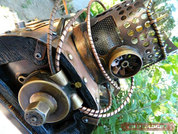 Edison lamp/Unique Table lamp/Rustic Decor/Industrial lighting/Industrial lamp/Steampunk lamp/gift for men/housewarming/desk accessories by OldGadget steampunk buy now online