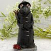 Plague doctor figurine, cool creepy art, bat figure, one of a kind sculpture, black death statue, original Gothic steampunk art by HoganSweetArt steampunk buy now online